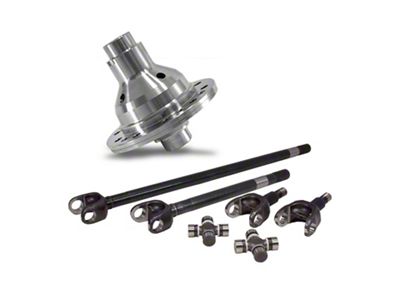 USA Standard Gear Dana 30 4340 Chromoly Front Axle Kit with Super Joints and Grizzly Locker; 27/30-Spline (87-06 Jeep Wrangler YJ & TJ)