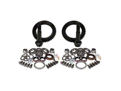 USA Standard Gear Dana 44 Front and Rear Axle Ring and Pinion Gear Kit with Install Kit; 5.13 Gear Ratio (07-16 Jeep Wrangler JK Rubicon)