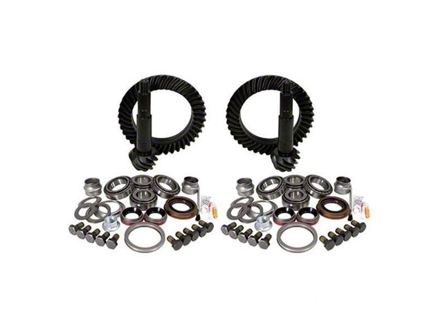 USA Standard Gear Dana 44 Front and Rear Axle Ring and Pinion Gear Kit with Install Kit; 5.13 Gear Ratio (07-16 Jeep Wrangler JK Rubicon)