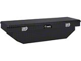 UWS 63-Inch Aluminum Angled Crossover Tool Box; Gloss Black (05-15 Tacoma)