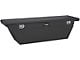 UWS 69-Inch Aluminum Deep Angled Crossover Tool Box; Matte Black (07-21 Tundra w/ 6-1/2-Foot & 8-Foot Bed)