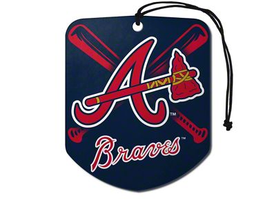 Air Fresheners with Atlanta Braves Logo; Navy