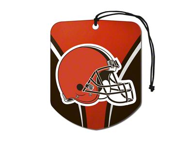 Air Fresheners with Cleveland Browns Logo; Orange