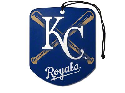 Air Fresheners with Kansas City Royals Logo; Blue