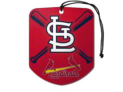 Air Fresheners with St. Louis Cardinals Logo; Red