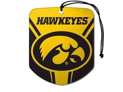 Air Fresheners with University of Iowa Logo; Yellow and Black