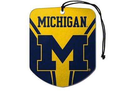 Air Fresheners with University of Michigan Logo; Blue