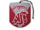 Air Fresheners with Washington State University Logo; Red and Gray