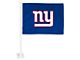 Car Flag with New York Giants Logo; Dark Blue (Universal; Some Adaptation May Be Required)