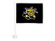 Car Flag with Wichita State University Logo; Black (Universal; Some Adaptation May Be Required)