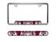 Embossed License Plate Frame with Texas A&M University Logo; Chrome (Universal; Some Adaptation May Be Required)