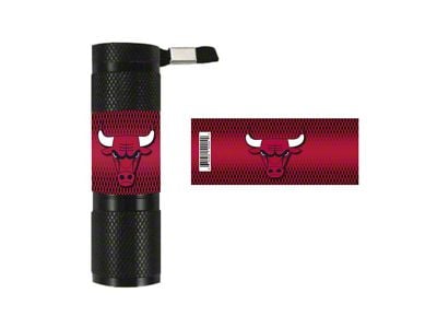 Flashlight with Chicago Bulls Logo; Red