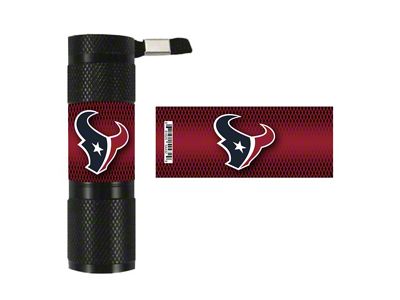 Flashlight with Houston Texans Logo; Red