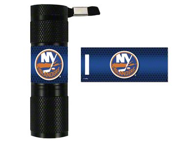 Flashlight with New York Islanders Logo; Blue