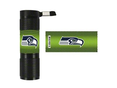 Flashlight with Seattle Seahawks Logo; Green