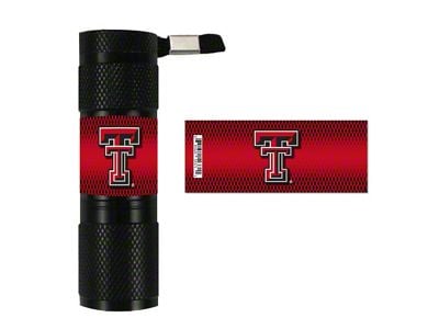 Flashlight with Texas Tech University Logo; Red