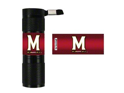 Flashlight with University of Maryland Logo; Red