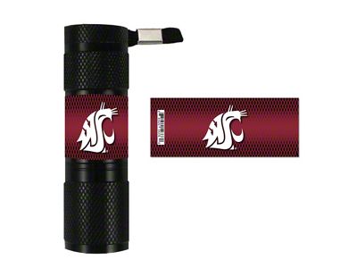 Flashlight with Washington State University Logo; Red