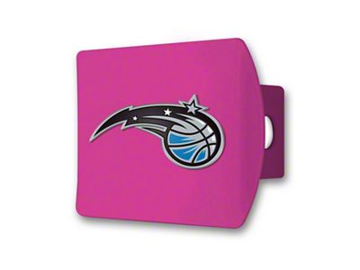 Hitch Cover with Orlando Magic Logo; Pink (Universal; Some Adaptation May Be Required)