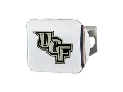 Hitch Cover with University of Central Florida Logo; Chrome (Universal; Some Adaptation May Be Required)