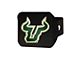 Hitch Cover with University of South Florida Logo; Black (Universal; Some Adaptation May Be Required)