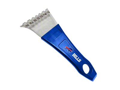 Ice Scaper with Buffalo Bills Logo; Royal Blue