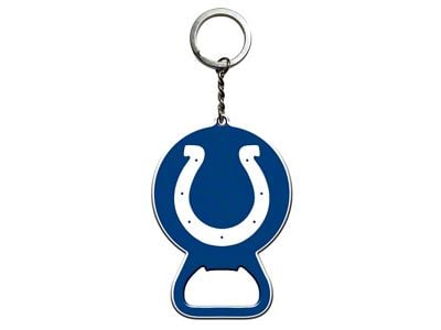 Keychain Bottle Opener with Indianapolis Colts Logo; Blue