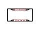 License Plate Frame with Ohio State University Logo; Black and Red (Universal; Some Adaptation May Be Required)