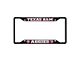 License Plate Frame with Texas A&M University Logo; Black and Maroon (Universal; Some Adaptation May Be Required)