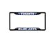 License Plate Frame with Toronto Blue Jays Logo; Black and Blue (Universal; Some Adaptation May Be Required)