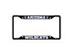 License Plate Frame with University of Arizona Logo; Black and Navy (Universal; Some Adaptation May Be Required)