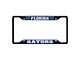 License Plate Frame with University of Florida Logo; Black and Blue (Universal; Some Adaptation May Be Required)