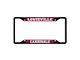 License Plate Frame with University of Louisville Logo; Black and Red (Universal; Some Adaptation May Be Required)