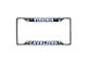 License Plate Frame with University of Virginia Logo; Chrome (Universal; Some Adaptation May Be Required)