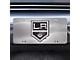 License Plate with Los Angeles Kings Logo; Chrome (Universal; Some Adaptation May Be Required)