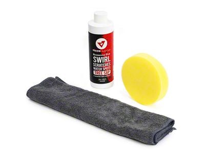 Pro Swirl/Scratches/Water Spots/Tree Sap Remover, Microfiber Towel and Sponge Kit