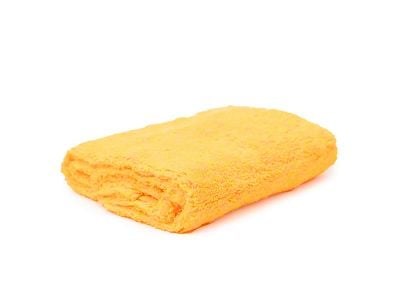 Super Soft Microfiber Dryer Towel; 16-Inch x 16-Inch; Orange