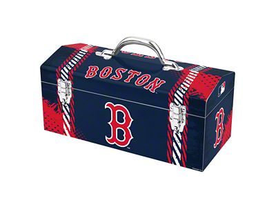 Tool Box with Boston Red Sox Logo; Blue and Red