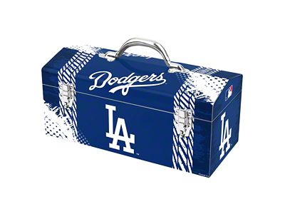 Tool Box with Los Angeles Dodgers Logo; Blue