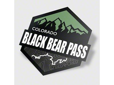 Tred Cred Trail Sticker; Black Bear 4x4 (Universal; Some Adaptation May Be Required)