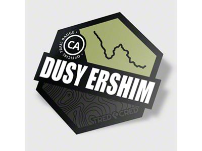 Tred Cred Trail Sticker; Dusy Ershim 4x4 (Universal; Some Adaptation May Be Required)