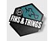 Tred Cred Trail Sticker; Fins and Things 4x4 (Universal; Some Adaptation May Be Required)