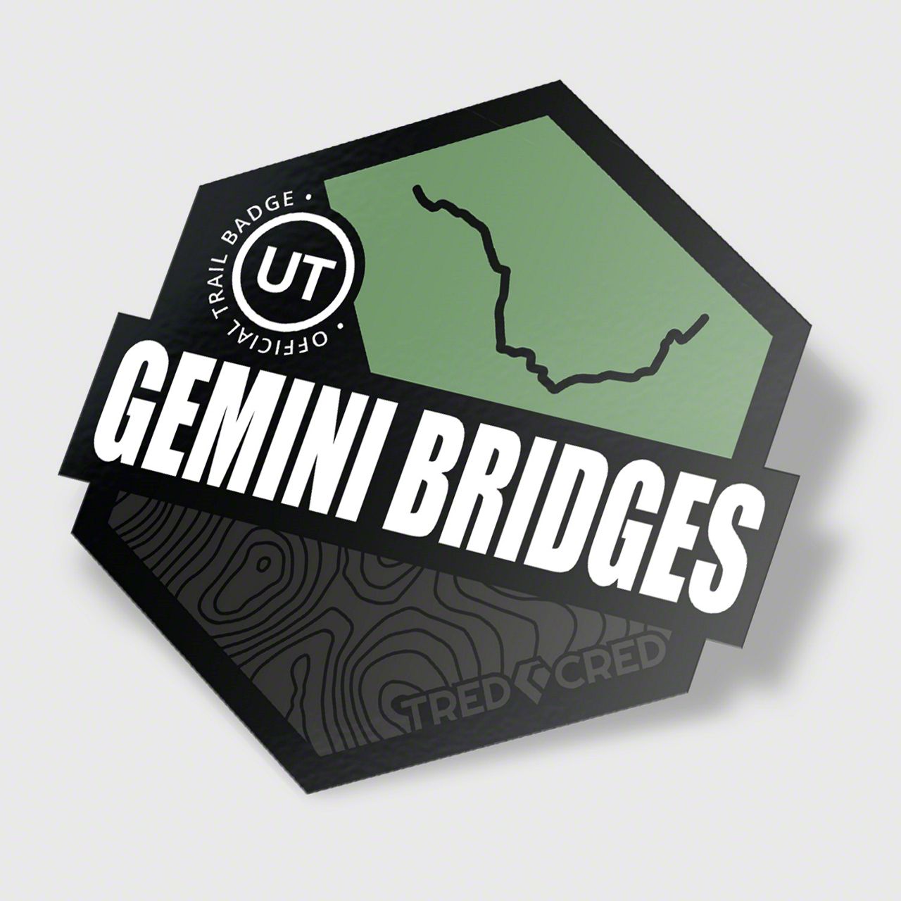 Tred Cred Universal XT Trail Sticker; Gemini Bridges 4x4 STKTRL020 ...