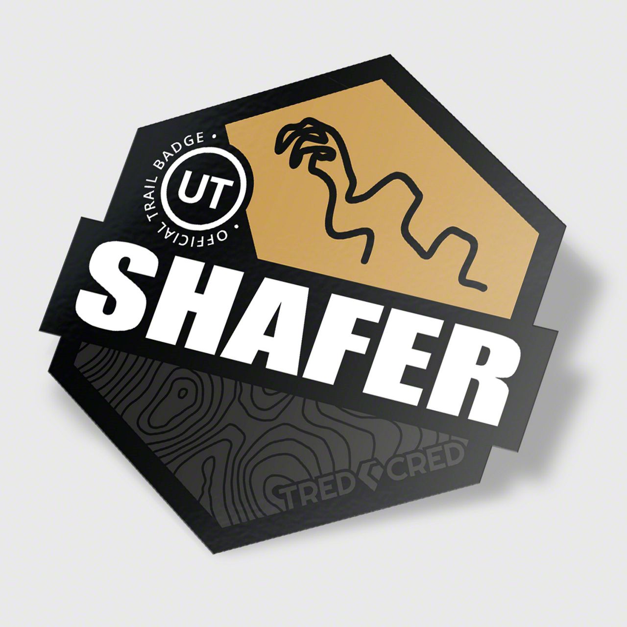 Tred Cred Universal XT Trail Sticker; Shafer 4x4 STKTRL058 (Universal ...