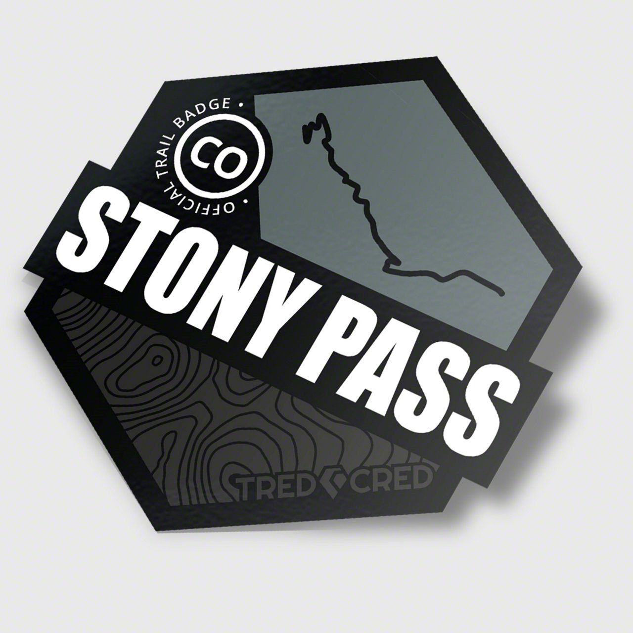 Tred Cred Universal XT Trail Sticker; Stony Pass 4x4 STKTRL123 ...