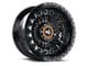 V-Rock Off-Road Wheels Ural Textured Satin Black 6-Lug Wheel; 17x8.5; 0mm Offset (21-24 Bronco, Excluding Raptor)