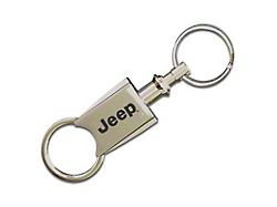 Valet Pull Apart Keychain with Jeep Logo