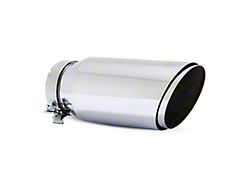 Vance & Hines Twin Slash Exhaust Tip; 6.50-Inch; Polished (Fits 5-Inch Tailpipe)