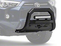 Optimus Bull Bar with 20-Inch LED Light Bar; Black (03-24 4Runner, Excluding TRD)