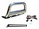 Bull Bar with 20-Inch LED Light Bar; Stainless Steel (11-21 Jeep Grand Cherokee WK2)